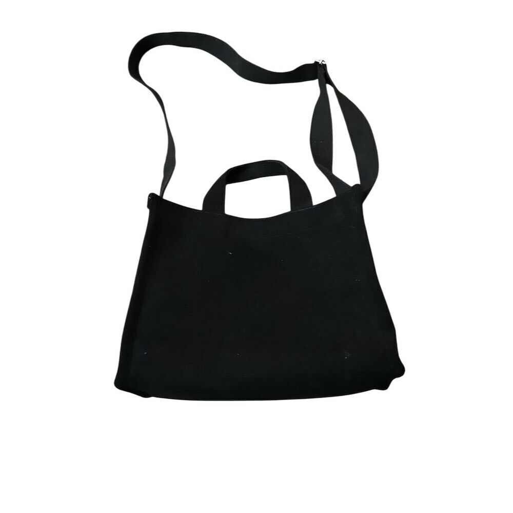 Uerruam Women's Black Corduroy Tote Bag with Adjustable Strap - Picture 2 of 7